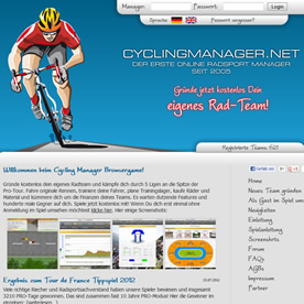 Cycling Manager Screenshot 1